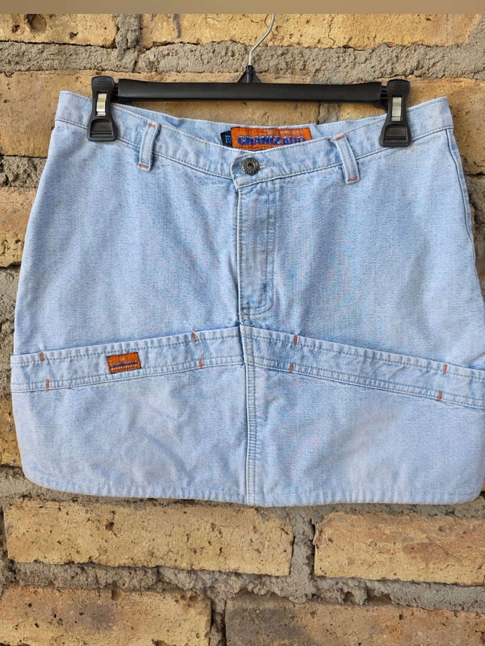 Vintage Granizado Jeans & Co. Utility Denim Mini Skirt – Y2K 90s Style